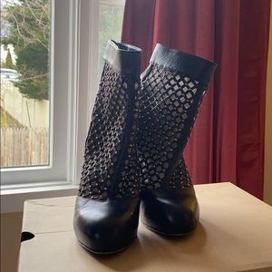 Valentino Garavani Gold Studded Boot